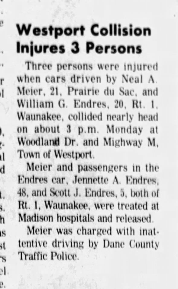 Neal Meier Accidnet26Mar1974